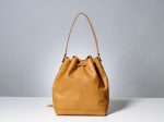 Handmade Leather Bucket Bag