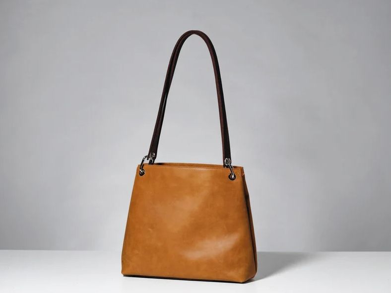 Handmade Leather Hobo Bag