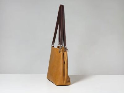 Handmade Leather Hobo Bag